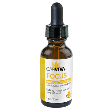 Photo of CANVIVA - FOCUS CBD Oil Tincture 500mg