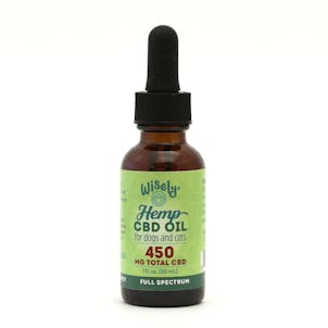 Photo of Wisely Standard Potency CBD Oil for dogs and cats