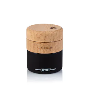 Photo of RYOT® Wood GR8TR® with Matte Black Jar Body and Beech Top