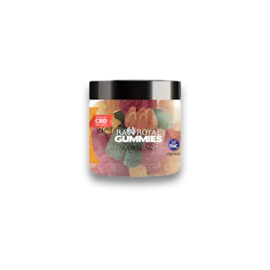 Photo of R.A. Royal Gummies: CBD Sour Gummy Bear Jar (300 MG)