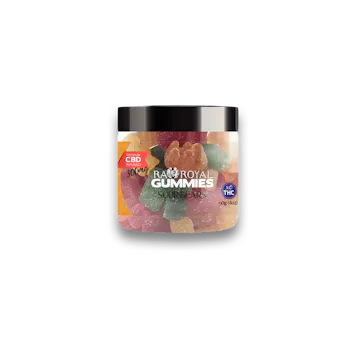 Photo of R.A. Royal Gummies: CBD Sour Gummy Bear Jar (300 MG)