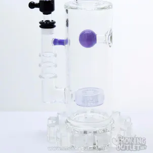 Photo of 13" Dynamo Gearhead: Fidget Spinner Water Pipe by Illuminati Glass