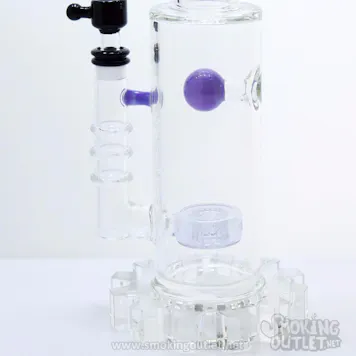 Photo of 13" Dynamo Gearhead: Fidget Spinner Water Pipe by Illuminati Glass