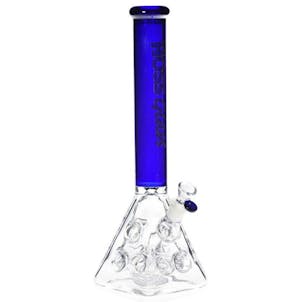 Photo of Hoss Glass 18 Inch Holey Pyramid Colored Top Beaker with Carry Case and Extra Parts
