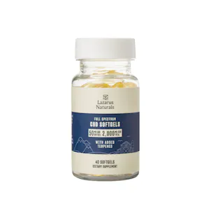 Photo of Lazarus Naturals CBD Softgels – 50mg