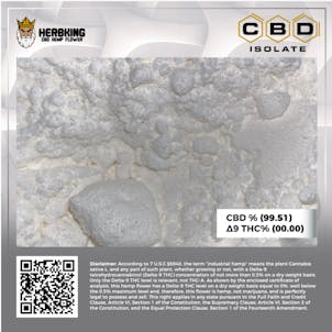 Product image for Pure CBD Isolate Crystalline (99.51% CBD)