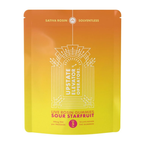 5mg Rosin Gummy, Sour Starfruit