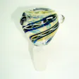 Product image for Blue and White Swirl Glass Bowl Piece
