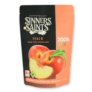 Photo of 20:1 Sinners & Saints Gummies - Peach 210mg 10pk