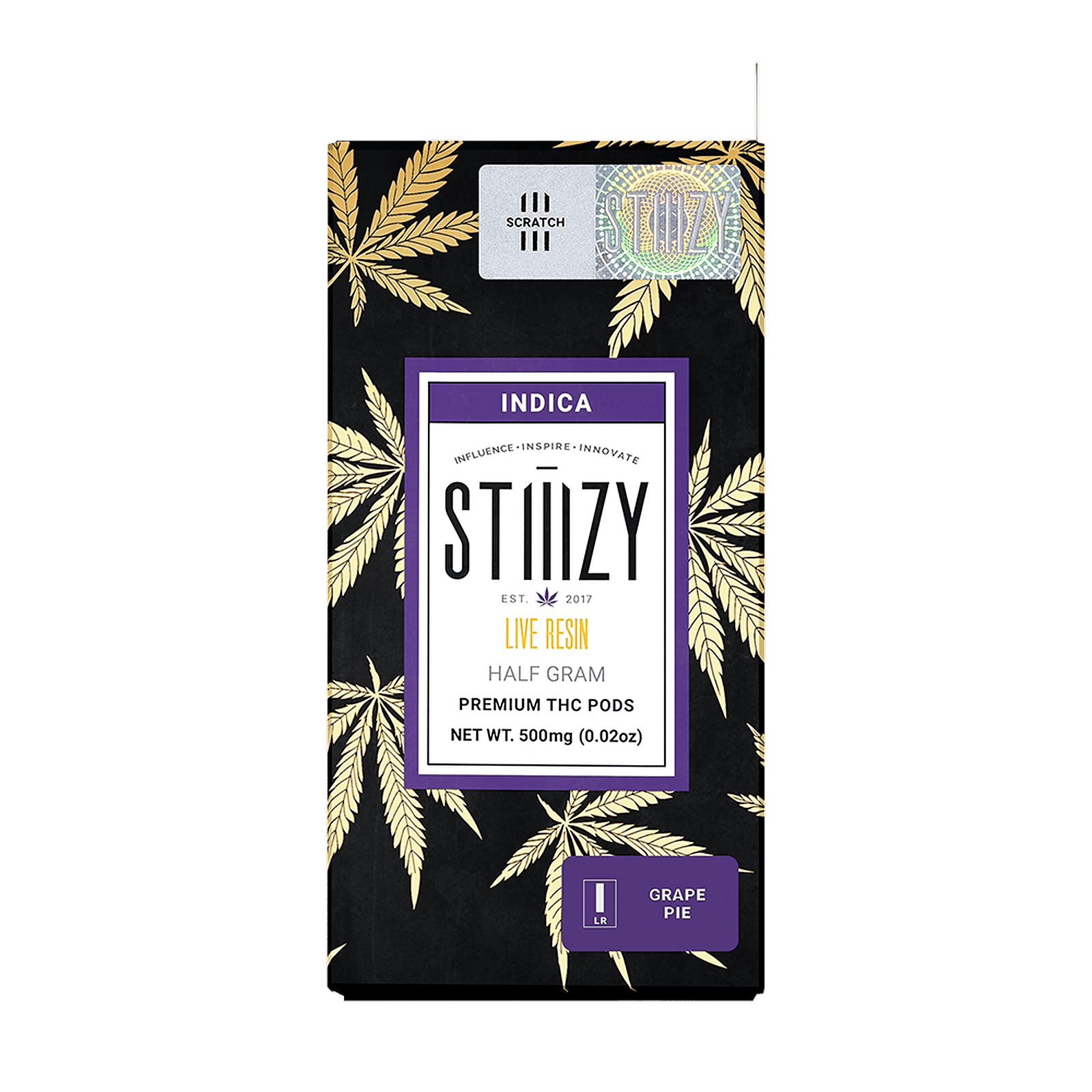STIIIZY GRAPE PIE LIVE RESIN POD .5G Leafly