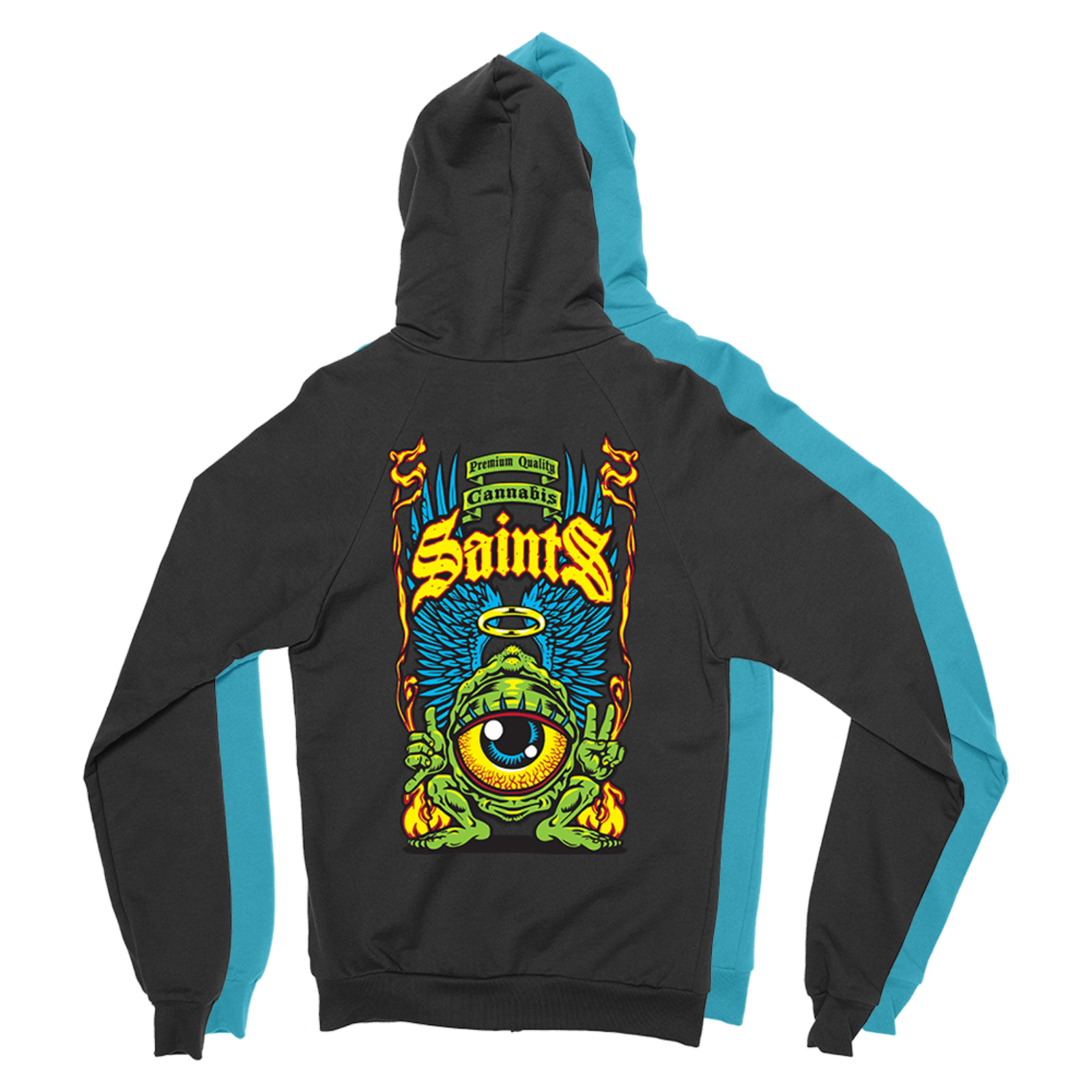 Saints Joints: Artist Series Jimbo Phillips Pullover Hoodie | Leafly