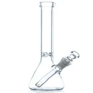 Photo of Beaker Bong with 3 Pinch Ice Catcher