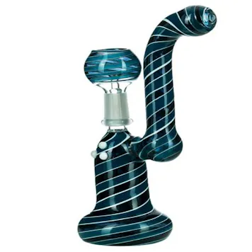 Photo of 6" Striped Mini Dab Rig Bubbler