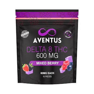 Photo of AVENTUS8 DELTA-8 THC INFUSED GUMMIES MIXED BERRY