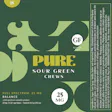 Product image for Pure Chews 25mg Sour Green Apple