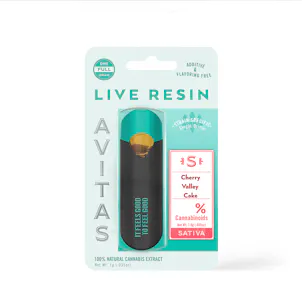 Photo of Cherry Valley Cake Live Resin All In One 1g