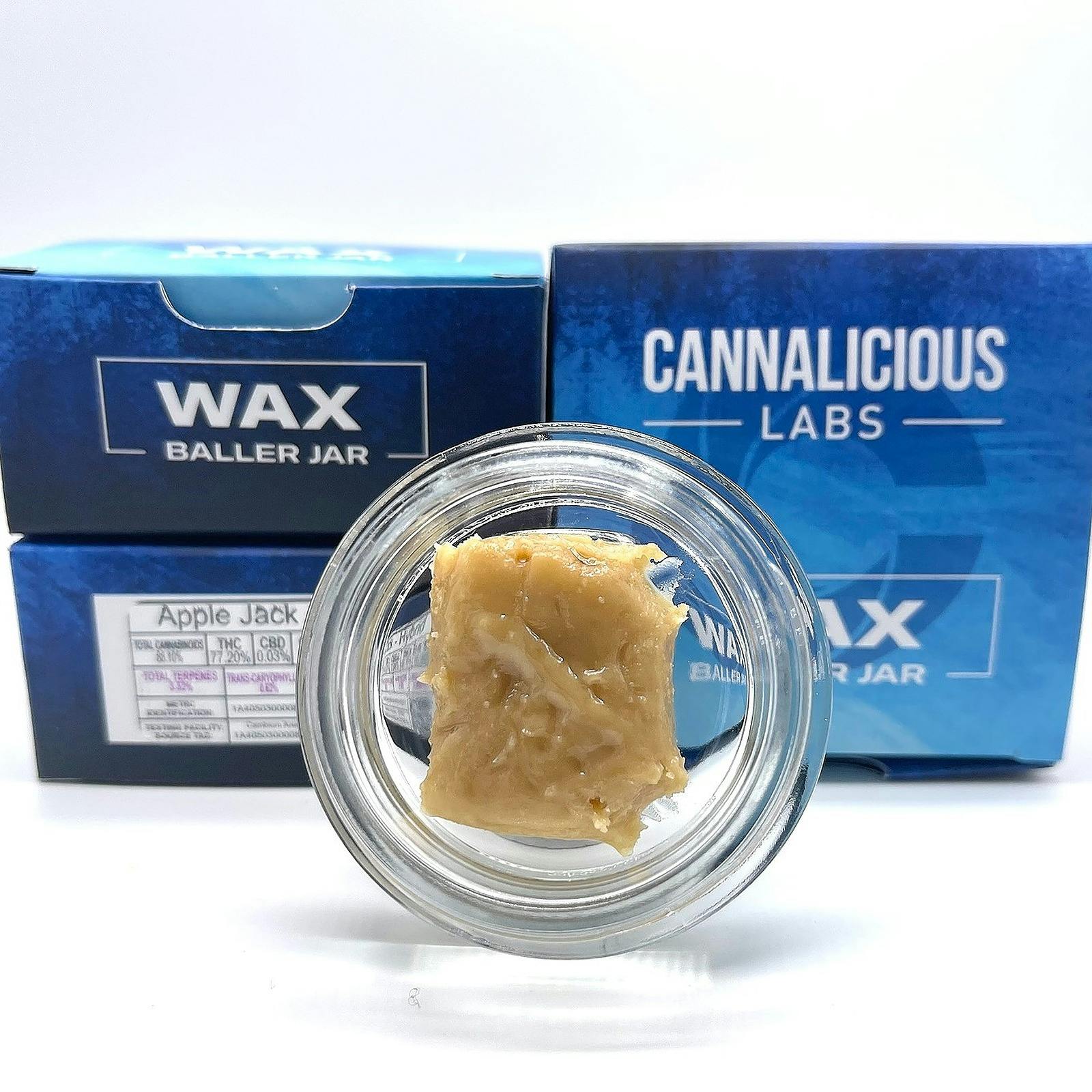 Cannalicious Labs Apple Jack Wax 7.0g Baller Jar Leafly