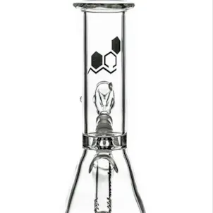Photo of 8" Basics Clear Glass Beaker Bong