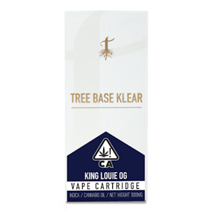 Photo of TREE BASE KLEAR King Louis OG Vape Cartridge 1000mg