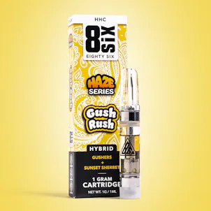 Photo of Gush Rush HHC 1G Vape Cartridge (Gushers)