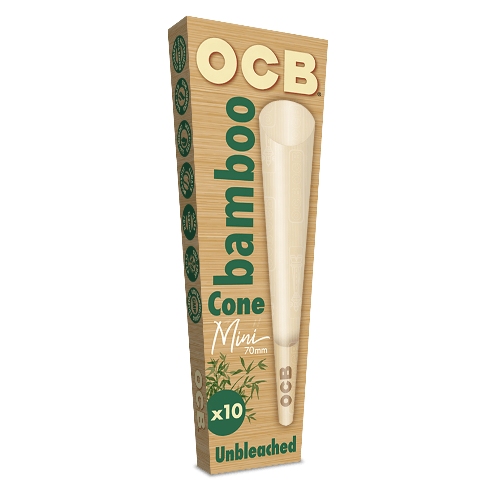 OCB Cones & Rolling Papers OCB Bamboo Cones Mini Size [10pk] Leafly