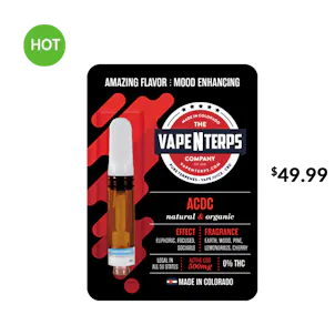 Photo of 500MG ACDC CBD VAPE CARTRIDGE