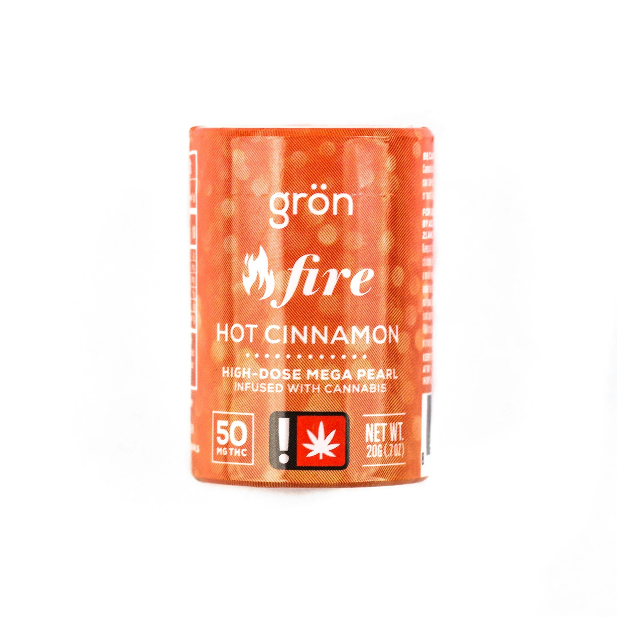 Grön: Fire: Hot Cinnamon THC Mega Pearl 50mg | Leafly