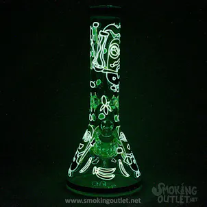 Photo of Minion Bob and Minion Kevin Go Bananas Glow in the Dark Beaker Bong