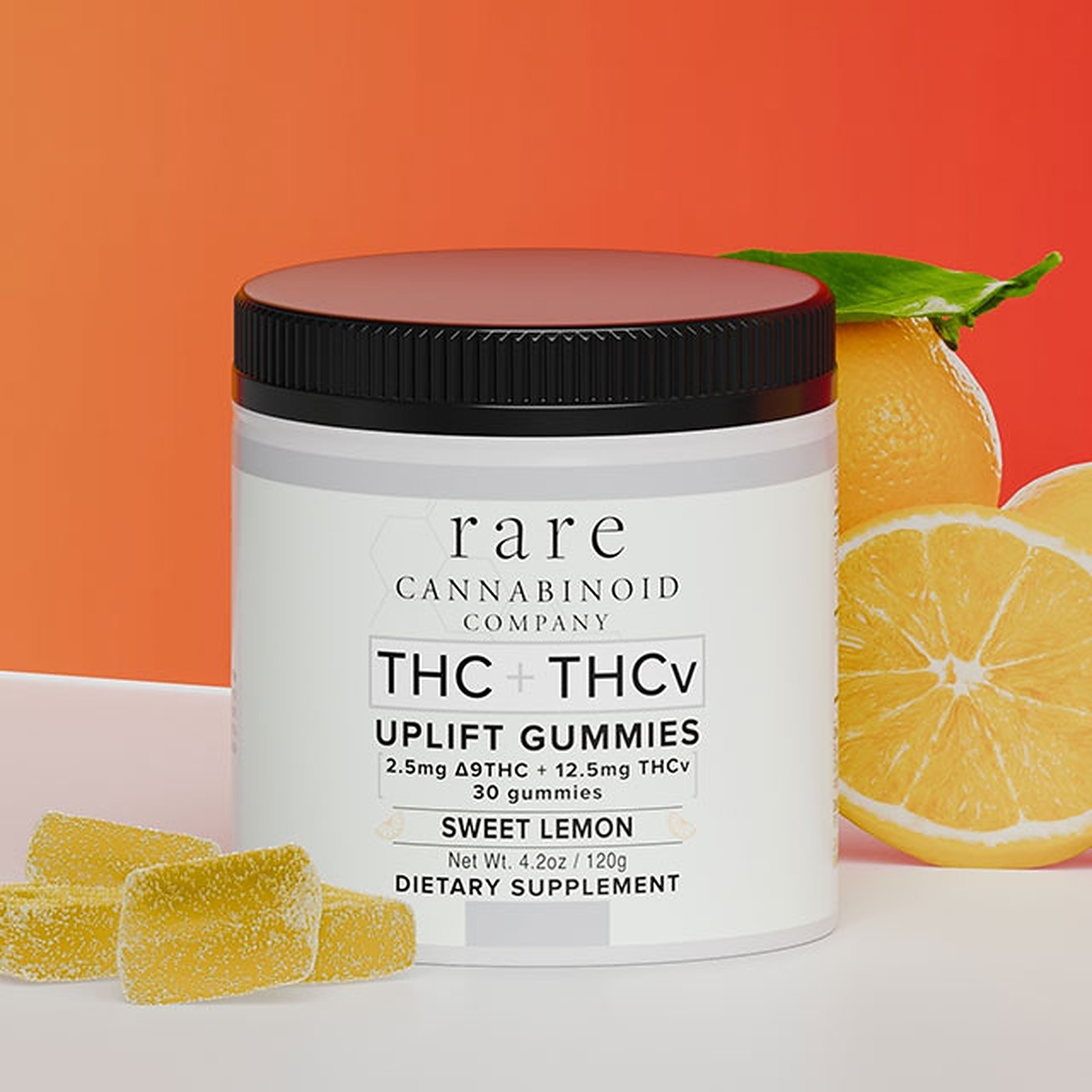 Rare Cannabinoid Company: THC + THCV Uplift Gummies | Leafly