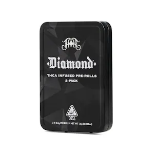 Photo of Cherry Pie Kush | Hybrid - Diamond THCA-Infused Pre-Rolls - 1.5G Three-Pack