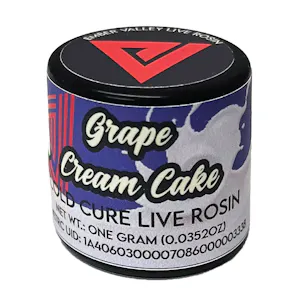Photo of Grape Cream Cake Cold Cure Rosin 1G