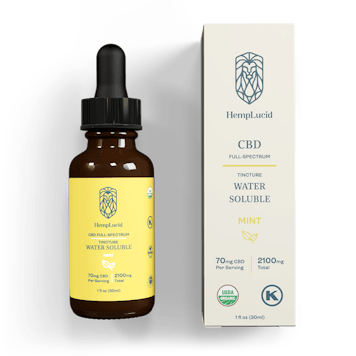 Photo of Organic Full-Spectrum Water Soluble CBD - Mint Flavor - 2100mg