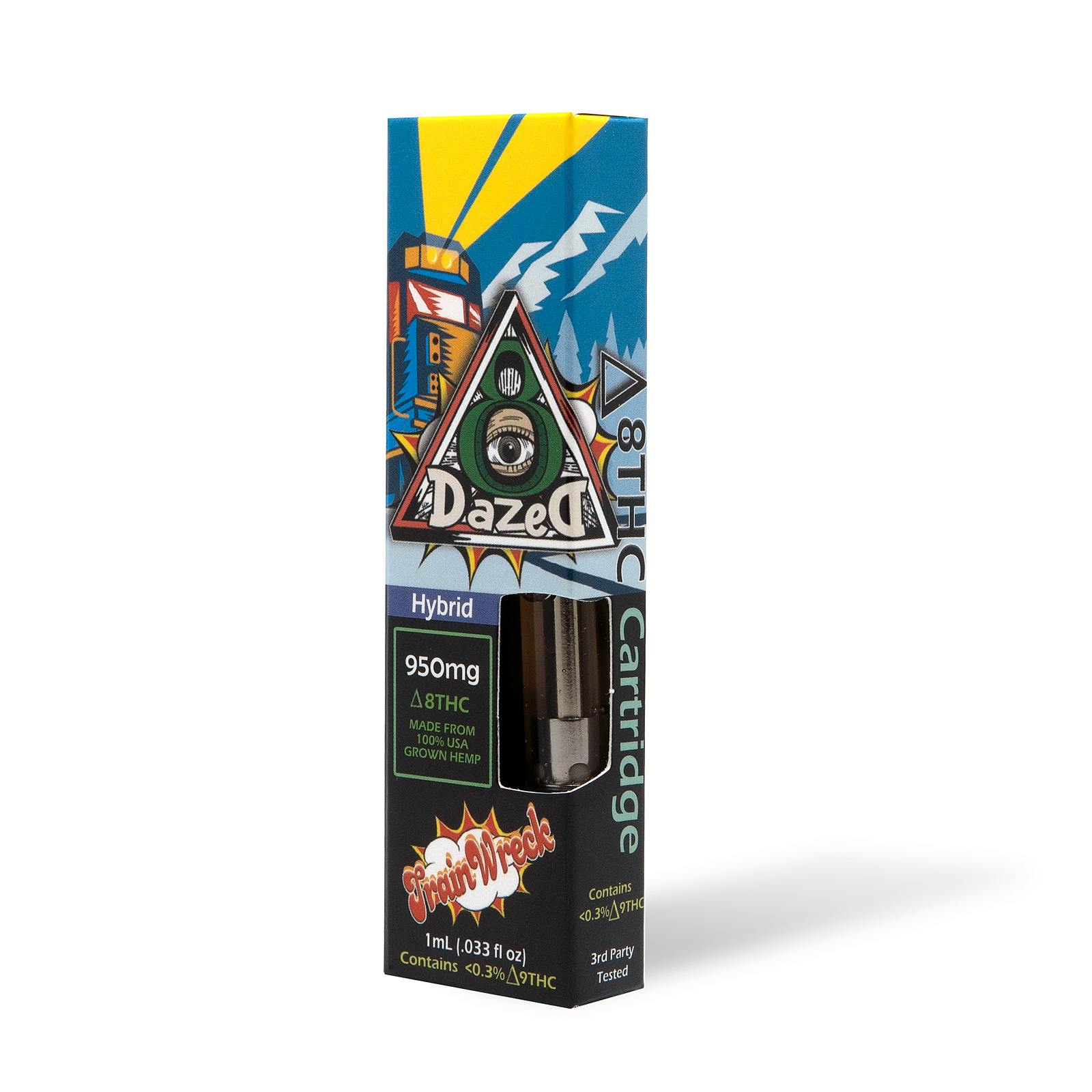 Dazed8 Trainwreck Delta 8 Thc Vape Cartridge — 1 Gram Leafly