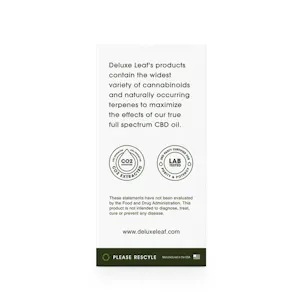 Photo of Deluxe Leaf Natural Mint Tea Full Spectrum CBD Oil 1500mg + 600mg of Additional Cannabinoids