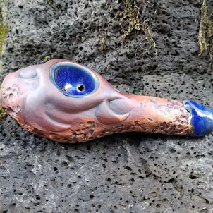 Photo of Ceramic Turtle Pipe (4 in, 10 cm) - v3