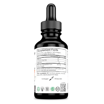 Photo of Pure CBD Oil 500mg 2oz Peppermint