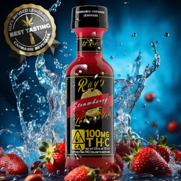 Photo of Strawberry lil' Ray's Lemonade 100mg THC -California
