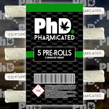 Photo of PhD 5-1g Pre-Roll Box - Crystal Blast (H)