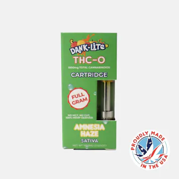 Photo of THC-O Vape Cartridge – Amnesia Haze (Sativa)