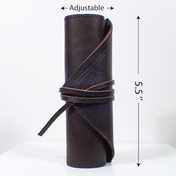 Photo of "90% Cocoa Brown" Leather Pouch / Case