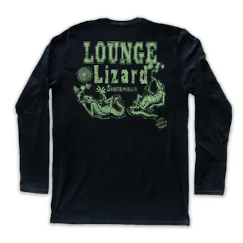 Photo of LOUNGE LIZARD, CALIFORNIA WAVE, UNISEX LONG SLEEVE CREW NECK TEE