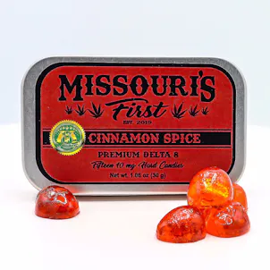 Photo of Cinnamon Spice Delta 8 Hard Candy Tin (150mg) 15 candies