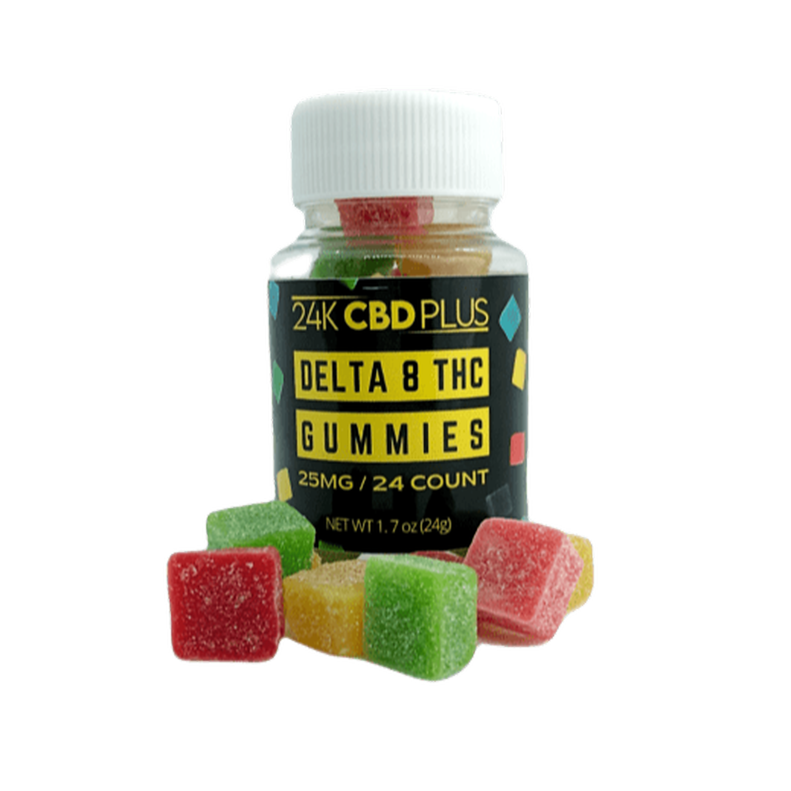 24kcbdplus: Delta-8 THC Gummies | Leafly