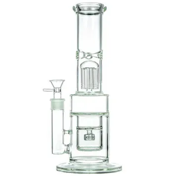Photo of "Fritted Inset Barrel" Perc Bong