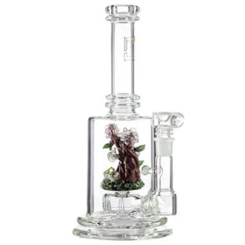 Photo of 11.5" Bioluminescent Wonderland Water Pipe