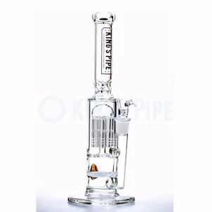 Photo of KING'S PIPE - FRITTED DISC TO TREE PERC WATER PIPE