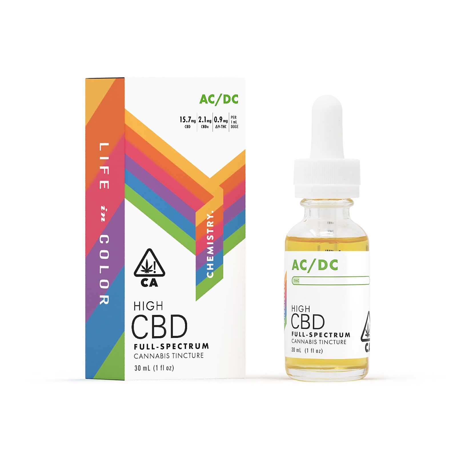 Chemistry.: AC/DC CBD Tincture | Leafly
