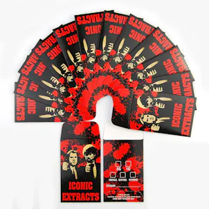 Photo of ICONIC EXTRACTS Pulp Fiction Vincent Jules Coin Envelopes Shatter Labels #073