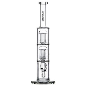 Photo of 16" Double 6-Arm Tree Perc Water Pipe