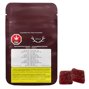 Photo of Dark Cherry 5:1 CBN:THC + Enhanced Gummies | 10pc
